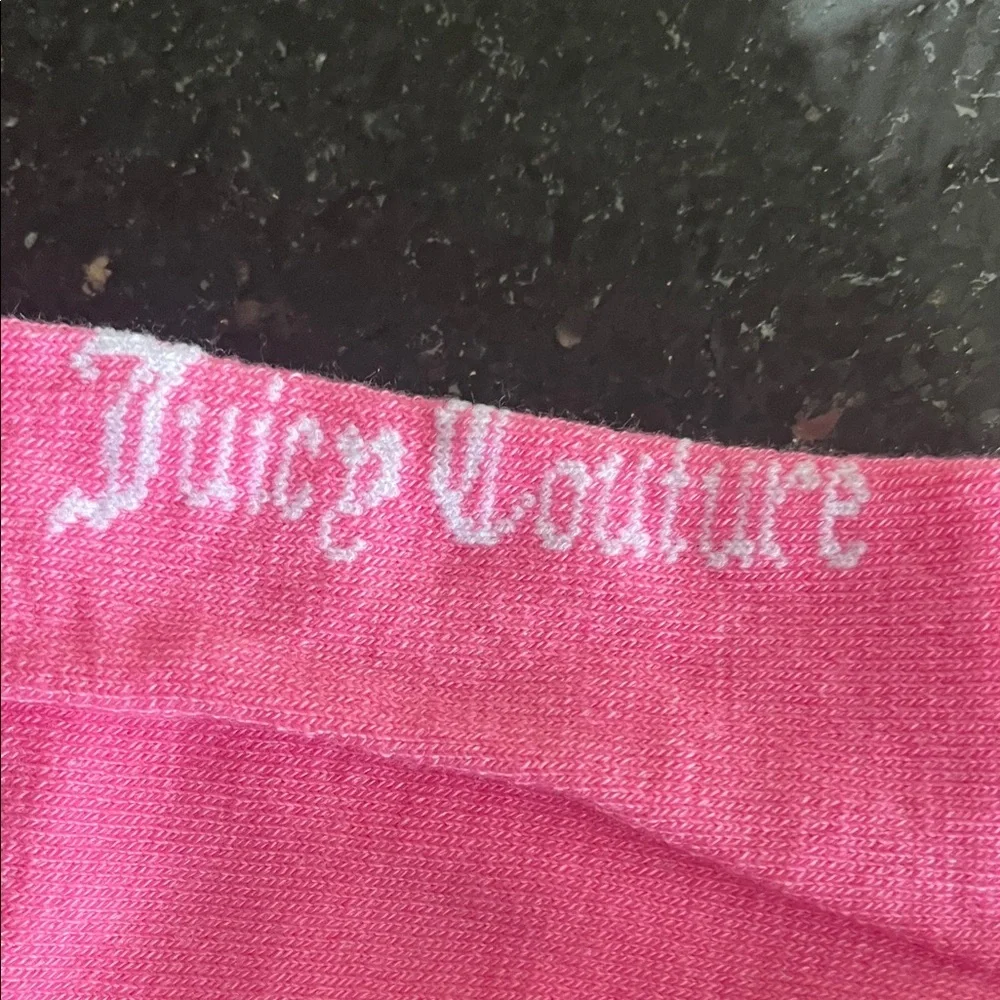 Juicy Couture 2 pair socks - pink and white